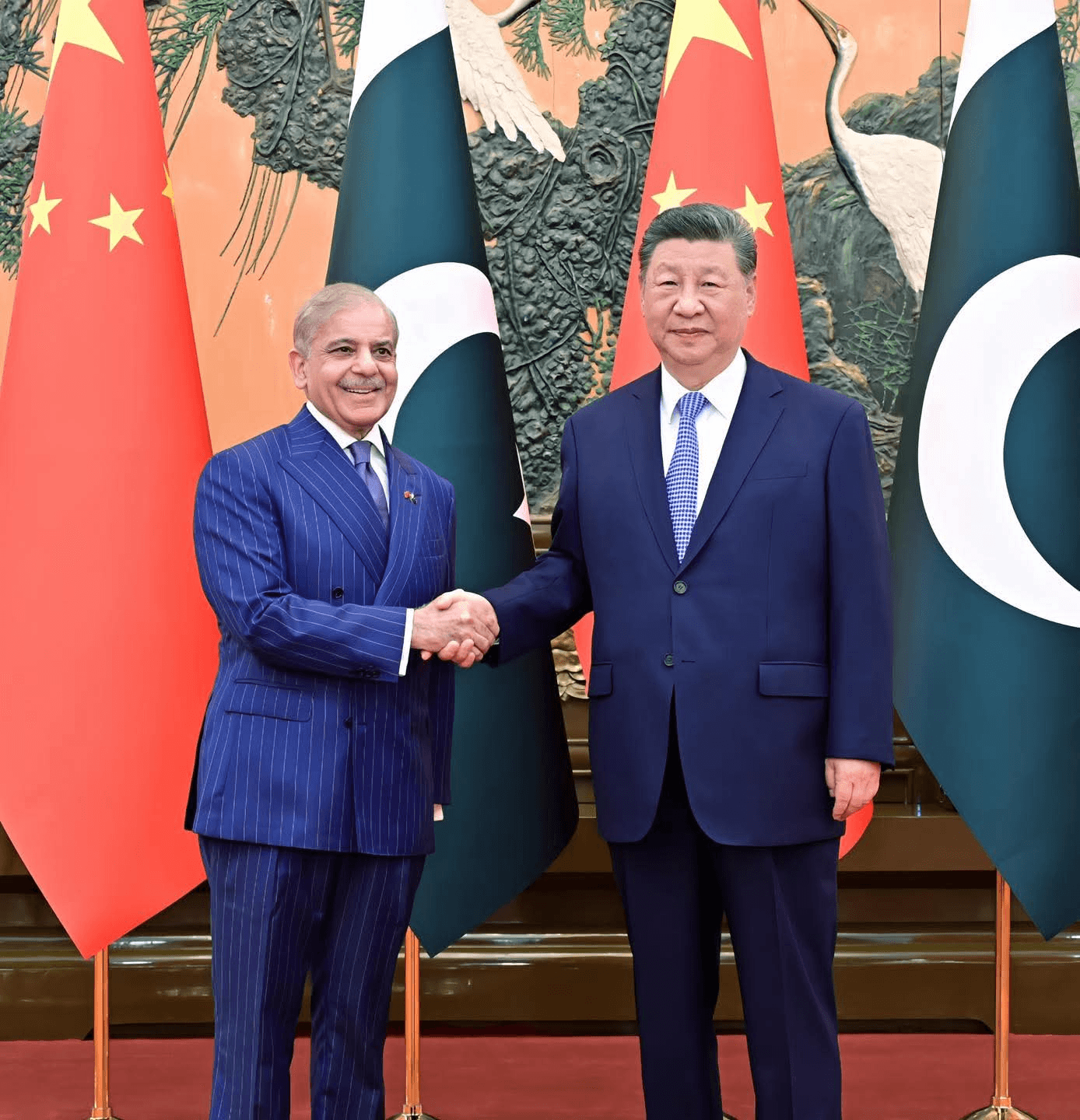 Prime Minister Shehbaz Sharif Meets President Xi Jinping in Beijing